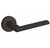 Baldwin L021.402.fd.s Distressed Oil Rubbed Bronze Full Dummy L021 Solid Brass Lever with Your Choice of Small Rosette
