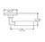 Baldwin L029003RDM-PRE Lifetime Brass Right Handed Half Dummy Lever with R017 Rose