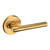 Baldwin L015044PRIV-PRE Lifetime Satin Brass Privacy Lever with R016 Rose