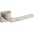 Baldwin L021.056.priv Lifetime Satin Nickel Privacy L021 Solid Brass Lever with Your Choice of Rosette