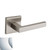 Baldwin L023.260.RMR/LMR Polished Chrome 1/2 Pair of L023 Solid Brass Levers Minus Rosettes
