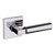 Baldwin L029260PASS-PRE Polished Chrome Passage Lever with R017 Rose