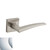 Baldwin L022.260.priv Polished Chrome Privacy L022 Solid Brass Lever with Your Choice of Rosette