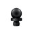Deltana DSBT19 Flat Black Solid Brass Ball Finial