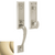 Baldwin 85352044FD Lifetime Satin Brass Dummy Cody 3/4 Handleset with Oval Knob