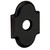Baldwin R030.190 Satin Black 2.81" x 3.95" Rosette Baldwin R030.190 Satin Black 2.81" x 3.95" Rosette