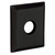 Baldwin R033.190 Satin Black 2.75" x 3.225" Rosette