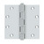 Deltana DSB55NB26 Polished Chrome 4 Ball Bearing (NRP) 5" x 5" Square Corner Brass Hinge