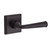 Baldwin Reserve FDFEDTSR112 Venetian Bronze Full Dummy Federal Lever with Traditional Square Rose