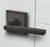 Baldwin Reserve FDSQUTSR112 Venetian Bronze Full Dummy Square Lever with Traditional Square Rose