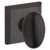 Baldwin Reserve FDELLTSR112 Venetian Bronze Full Dummy Ellipse Knob with Traditional Square Rose