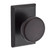 Baldwin Reserve HDRUSRSR481 Dark Bronze Half Dummy Rustic Knob with Rustic Square Rose