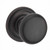 Baldwin Reserve HDROUTRR112 Venetian Bronze Half Dummy Round Knob with Traditional Round Rose
