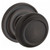 Baldwin Reserve HDTRATRR112 Venetian Bronze Half Dummy Traditional Knob with Traditional Round Rose