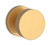 Baldwin Reserve PSCONCRR044 Lifetime Satin Brass Passage Contemporary Knob with Contemporary Round Rose