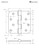 Deltana DSB4R515-RZ Satin Nickel Residential Zig-zag Hole Pattern 4" x 4" 5/8" Radius Corner Brass Hinge