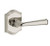 Baldwin Reserve PVFEDTAR055 Lifetime Polished Nickel Privacy Federal Lever with Traditional Arch Rose
