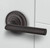 Baldwin Reserve PVTUBTRR112 Venetian Bronze Privacy Tube Lever with Traditional Round Rose