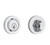 Baldwin Reserve SCCRD260 Polished Chrome Single Cylinder Contemporary Round Deadbolt