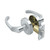 Deltana PRCLR3U26 Chapelton Lever Passage; Polished Chrome Finish