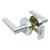 Deltana ZPLR2U26RH Portmore Lever Privacy; Right Hand; Polished Chrome Finish