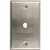 Rusticware 781SN Single Cable Switch Plate Satin Nickel Finish