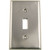 Rusticware 782SN Single Toggle Switch Plate Satin Nickel Finish