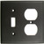 Rusticware 791ORB Double Toggle and Outlet Switch Plate Oil Rubbed Bronze Finish