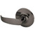 Sargent 10U93GP-10BL Oxidized Satin Bronze - Lacquered Half Dummy 10-Line P-Lever with G-Rose