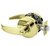 Sargent 10U65LP-3 Polished Brass Privacy 10-Line P-Lever with L-Rose