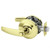 Sargent 10G05GB-4 Satin Brass Keyed Entry 10-Line B-Lever with G-Rose
