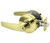 Sargent 7G05LB-3 Polished Brass Keyed Entry B-Lever with L-Rose