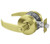 Sargent 7G05LP-4 Satin Brass Keyed Entry P-Lever with L-Rose