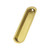 Deltana FP828U3 Polished Brass Large Oblong Flush Pull