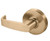 Sargent 7U93LL-10 Satin Bronze Half Dummy L-Lever with L-Rose