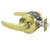 Sargent 7U15LB-4 Satin Brass Passage B-Lever with L-Rose