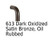 Trimco 1062-613 Oil Rubbed Bronze 1" x 4-1/4" Concealed Door Edge Pull