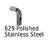 Trimco 1270WV-629 Polished Stainless Steel Wrought Wall Stop Concave