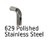 Trimco 562-3-629 Polished Stainless Steel 3-1/2" C-to-C Drawer Pull