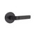 Emtek AST-US19-PASS Flat Black Aston Passage Lever with Your Choice of Rosette