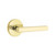 Emtek FRL-US3NL-PHD Unlacquered Brass Freestone Pair Half Dummy Levers with Your Choice of Rosette