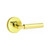 Emtek HEC-US3NL-PASS Unlacquered Brass Hercules Passage Lever with Your Choice of Rosette