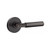 Emtek MYL-US10B-PHD Oil Rubbed Bronze Myles Pair Half Dummy Levers with Your Choice of Rosette
