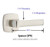 Emtek SPN-US14-PASS Polished Nickel Spencer Passage Lever with Your Choice of Rosette Emtek SPN-US14-PASS Polished Nickel Spencer Passage Lever with Your Choice of Rosette
