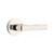 Emtek SPN-US14-PASS Polished Nickel Spencer Passage Lever with Your Choice of Rosette