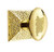 Emtek HE-US3NL-PRIV Unlacquered Brass Hammered Egg Privacy Knob with Your Choice of Rosette