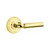 Emtek MNG-US3-PASS Lifetime Brass Manning Passage Lever with Your Choice of Rosette