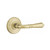 Emtek T-US4-PASS Satin Brass Turino Passage Lever with Your Choice of Rosette