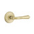 Emtek T-US4-PHD Satin Brass Turino (Pair) Half Dummy Levers with Your Choice of Rosette