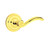 Emtek EN-US3NL-PASS Unlacquered Brass Elan Passage Lever with Your Choice of Rosette